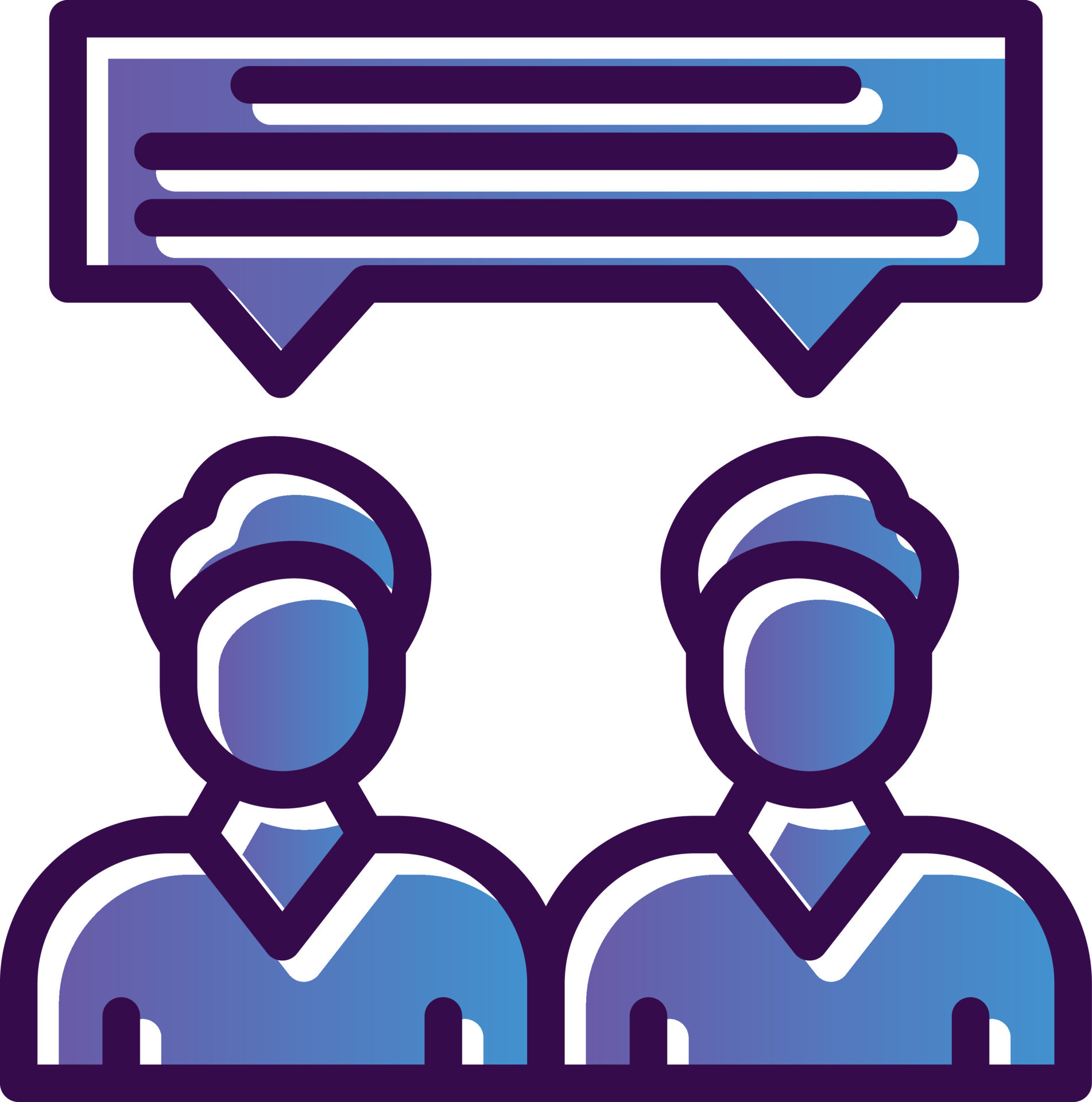 Face To Face Vector Icon Design 20691339 Vector Art at Vecteezy