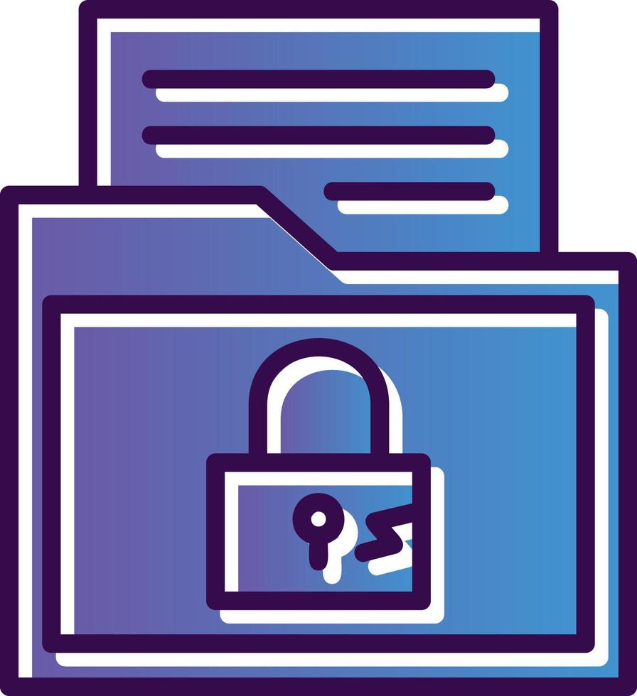 Personal Data Breach Vector Icon Design
