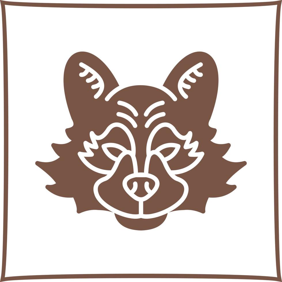 Raccoon Vector Icon