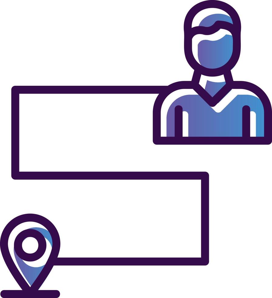 Customer Journey Map Vector Icon Design