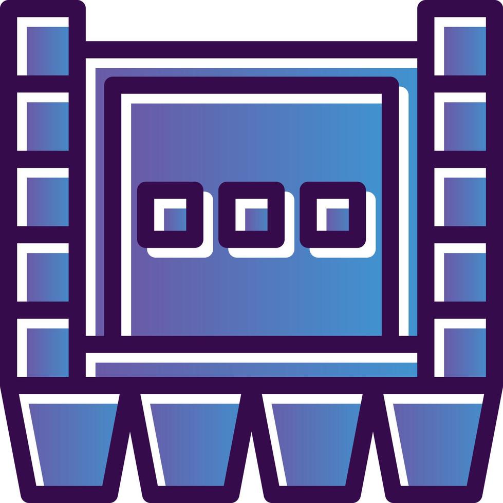 Cinema Ad Vector Icon Design