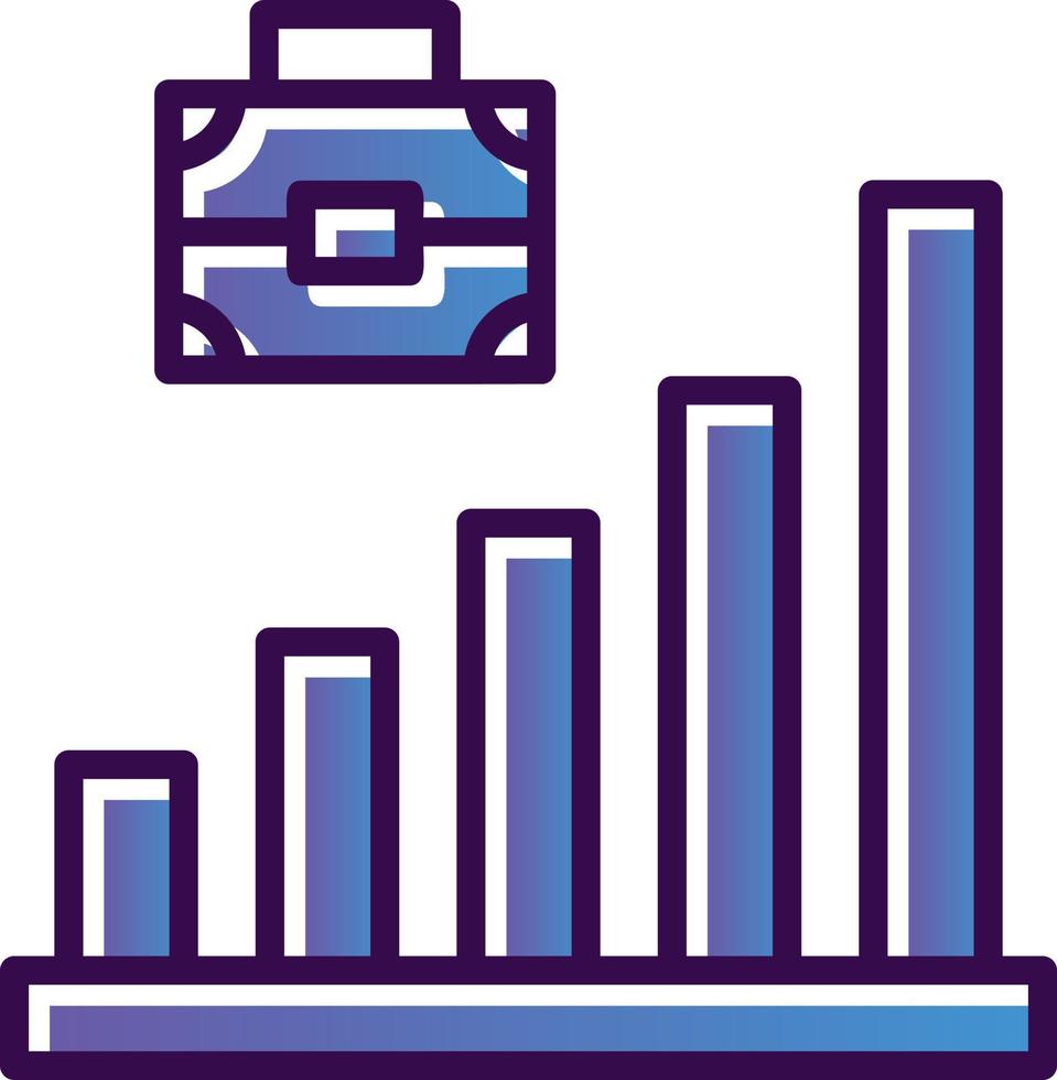 Career Growth Vector Icon Design