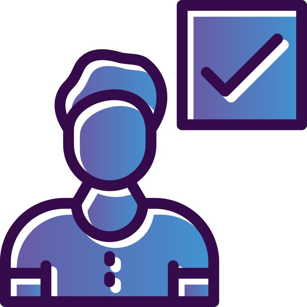 Correct User Vector Icon Design
