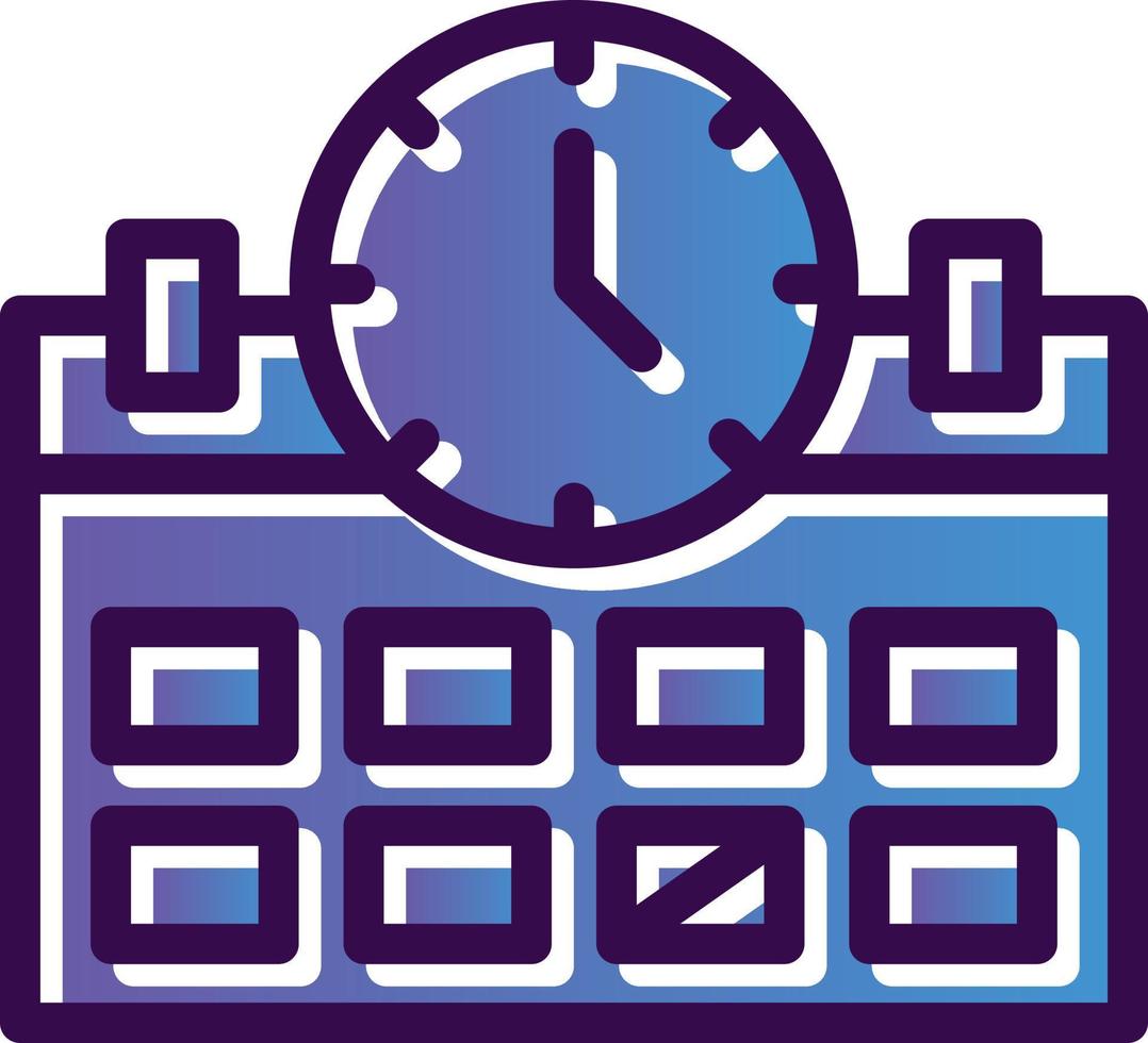Deadline Vector Icon Design