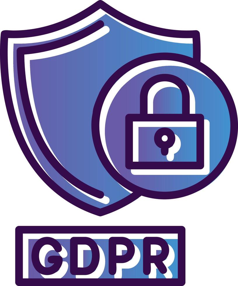 Gdpr Lawsuit Vector Icon Design