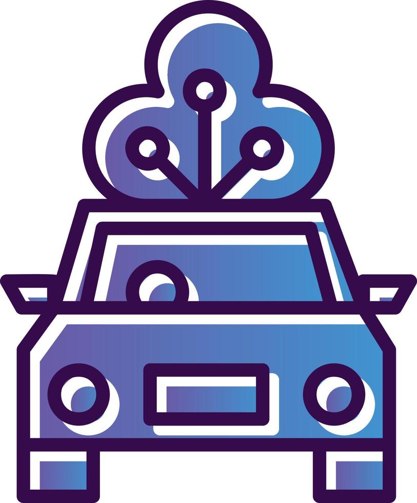 Driving Data Vector Icon Design