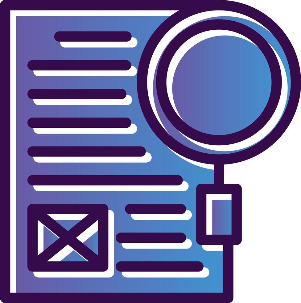 Latent Semantic Index Vector Icon Design