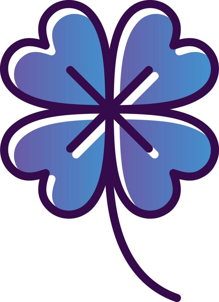 Clover Vector Icon Design