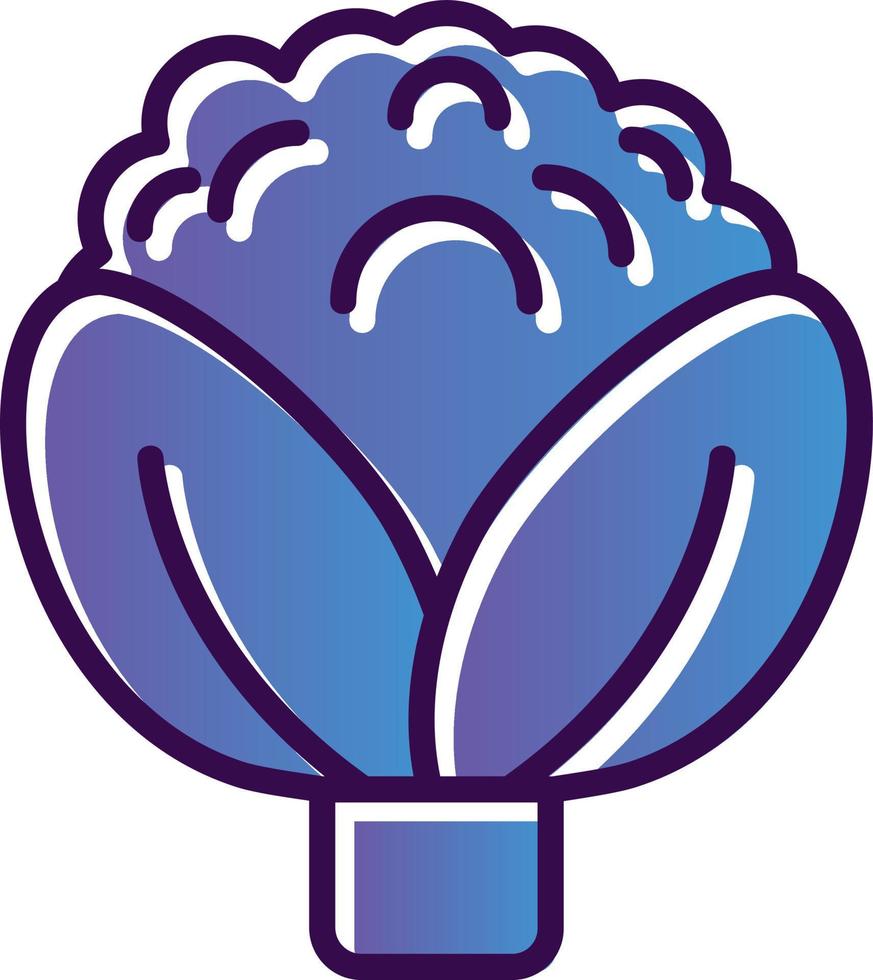 Cauliflower Vector Icon Design