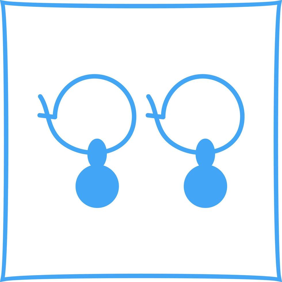 Earrings Vector Icon
