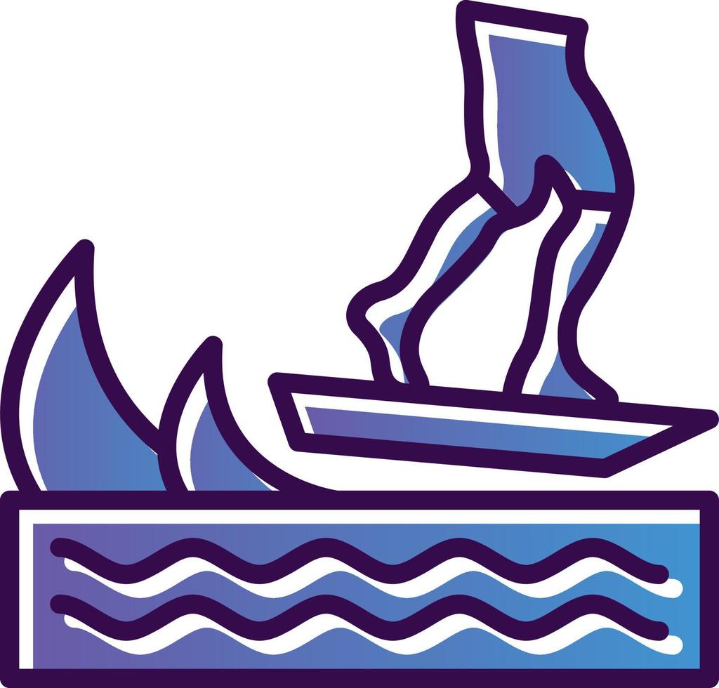 Skurfing Vector Icon Design