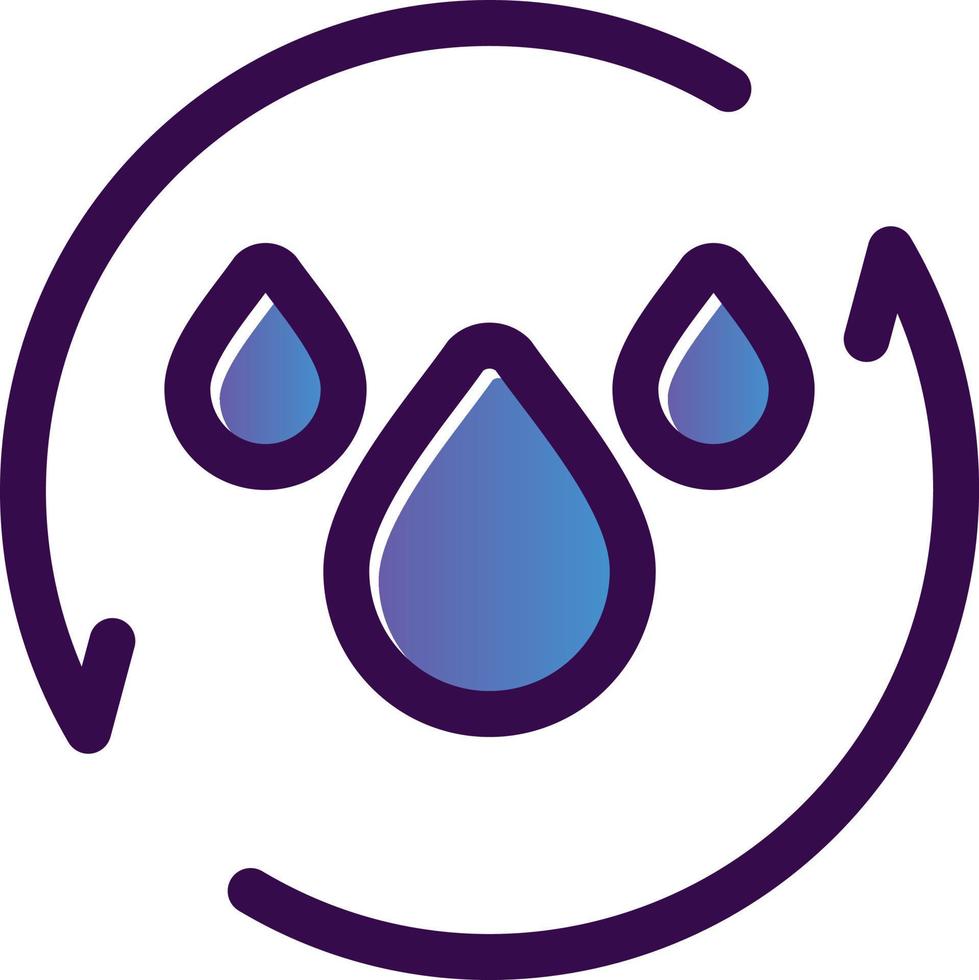 Save Water Vector Icon Design