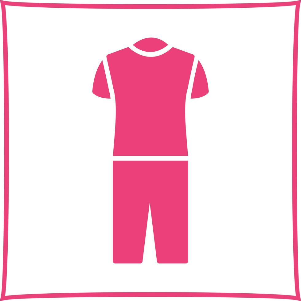 Pyjamas Suit Vector Icon