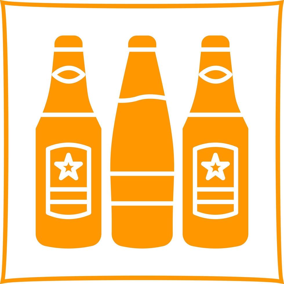 Beer Bottles Vector Icon