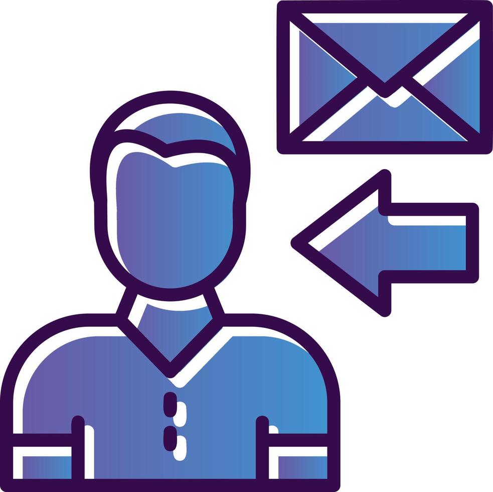 Recipient Vector Icon Design