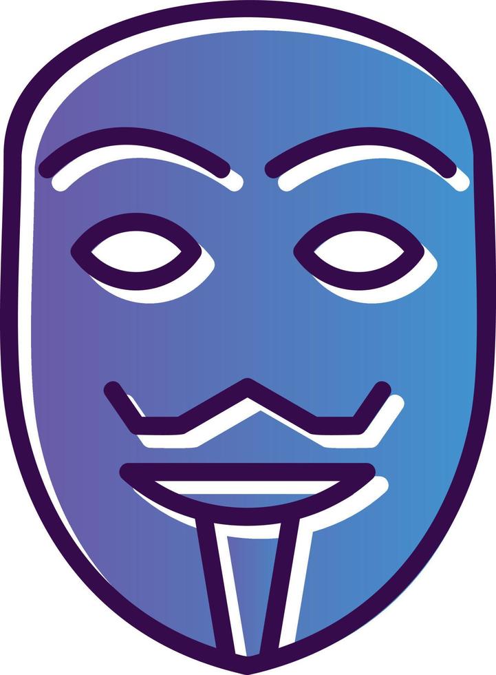 Anonymisation Vector Icon Design