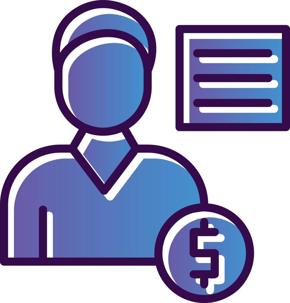 Employee Costs Vector Icon Design
