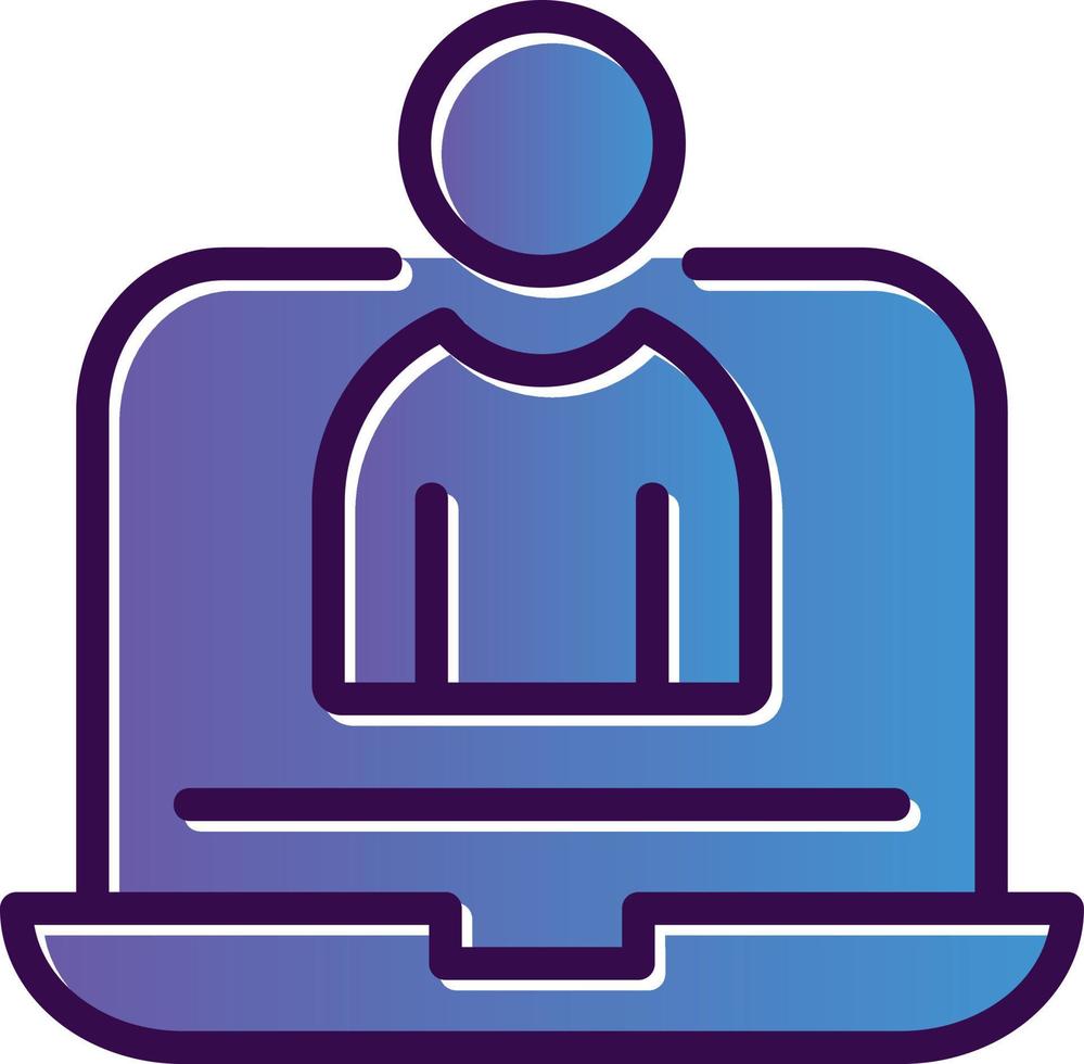 Virtual Assistant Vector Icon Design