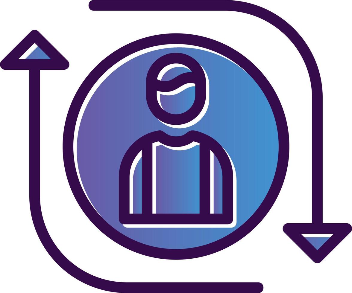 Customer Retention Vector Icon Design