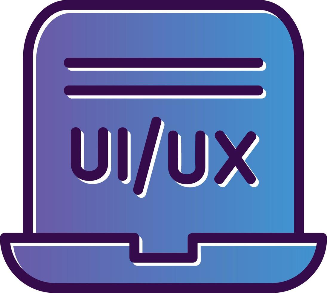 Ui Ux Designer Vector Icon Design