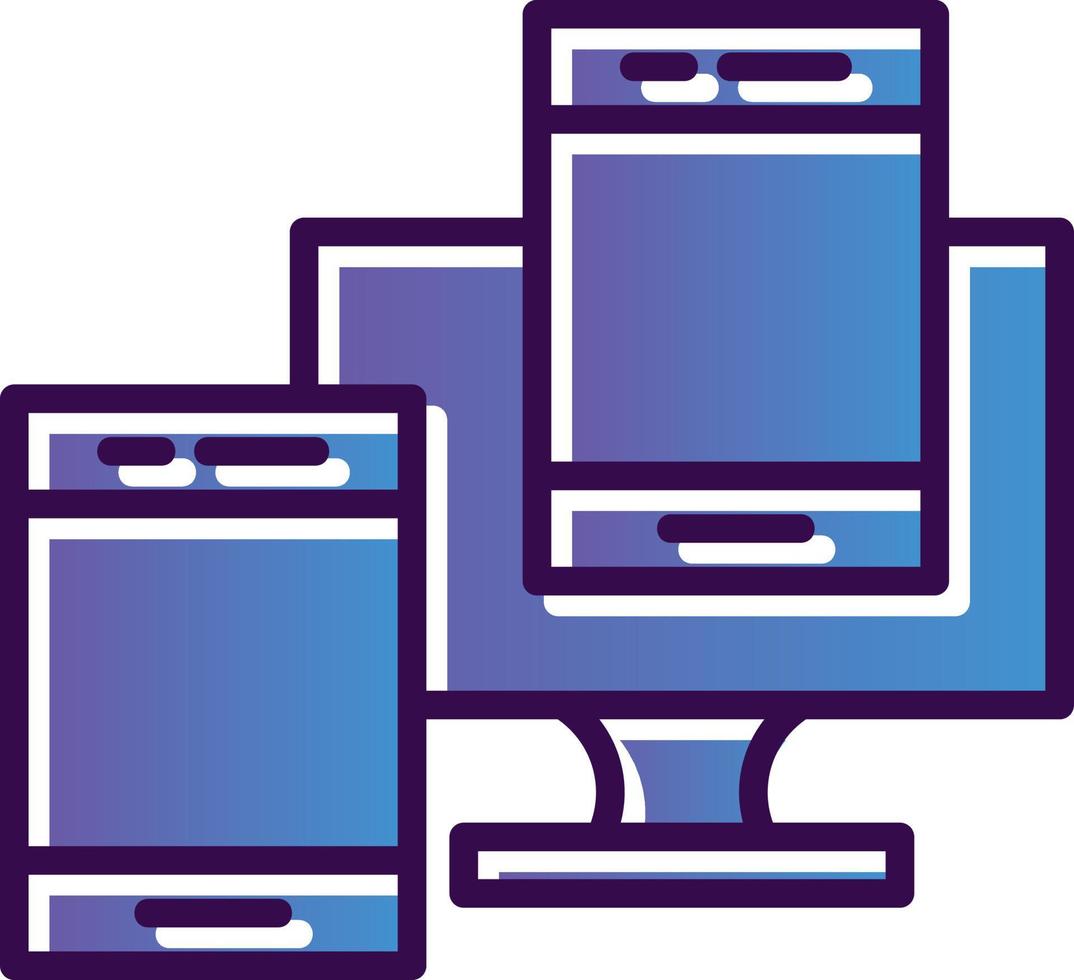 Responsive Web Design Vector Icon Design