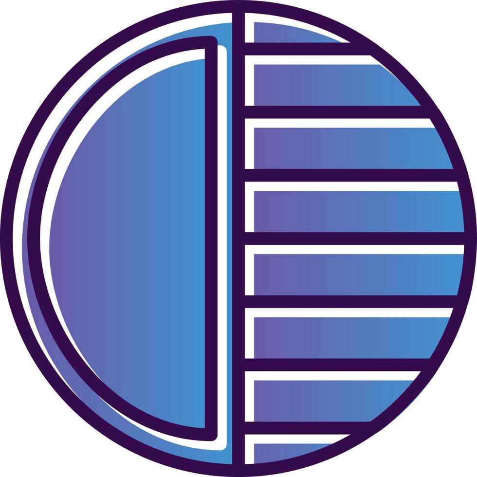 Color Contrast Vector Icon Design