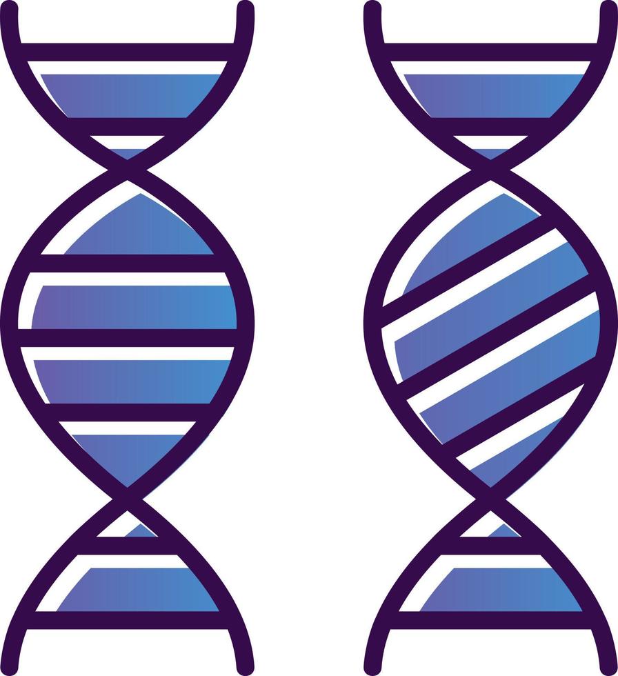 Genetic Comparation Vector Icon Design