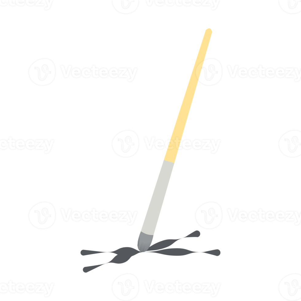 måla borsta vattenfärg klotter teckning skiss linje png
