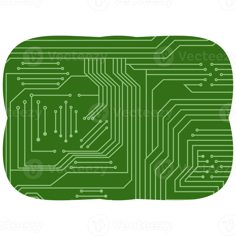 gedruckt Schaltkreis Tafel pcb Basic gestalten png