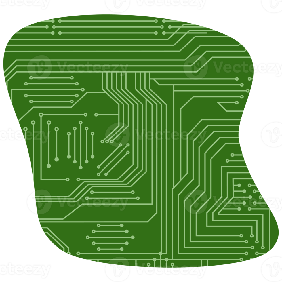 tryckt krets styrelse pcb grundläggande form png