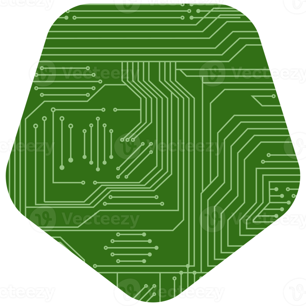 tryckt krets styrelse pcb grundläggande form png