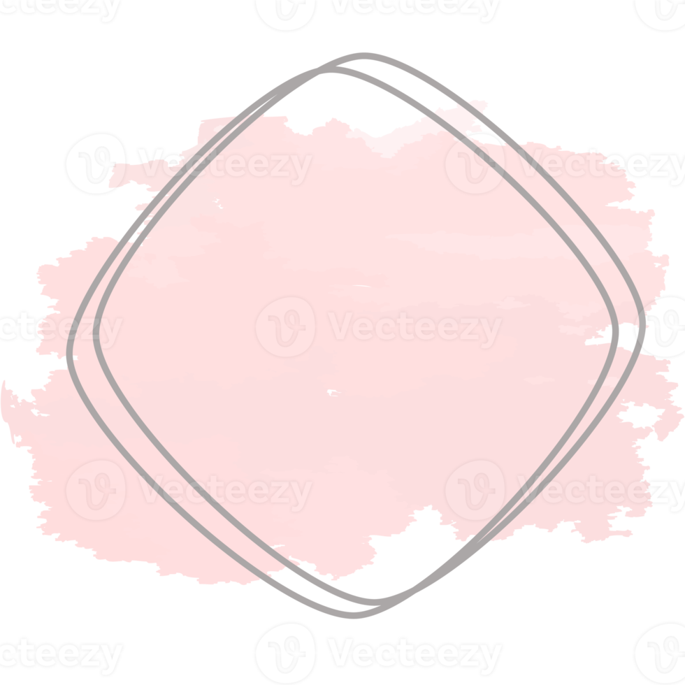 Watercolor Basic Shape Abstract Figures Drawn Using Line png