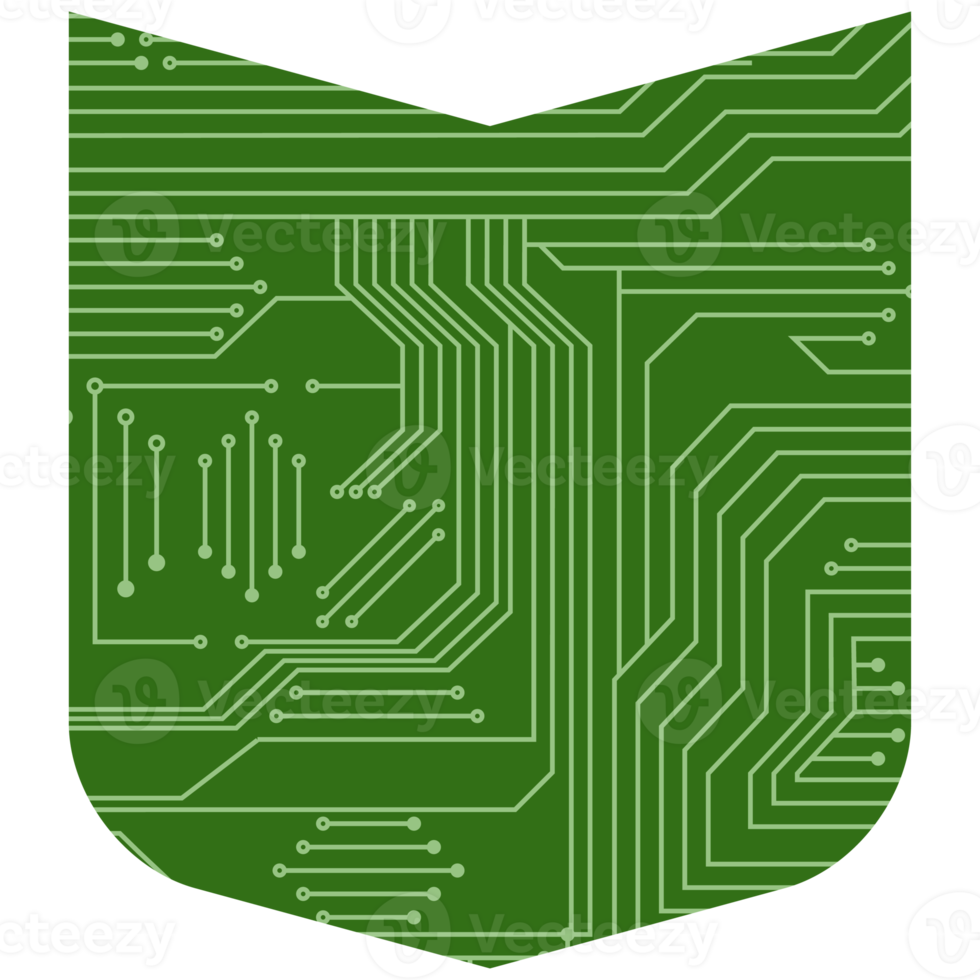 tryckt krets styrelse pcb grundläggande form png