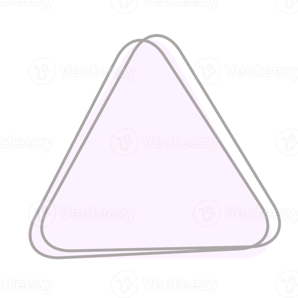 di base forma astratto figure disegnato utilizzando linea png