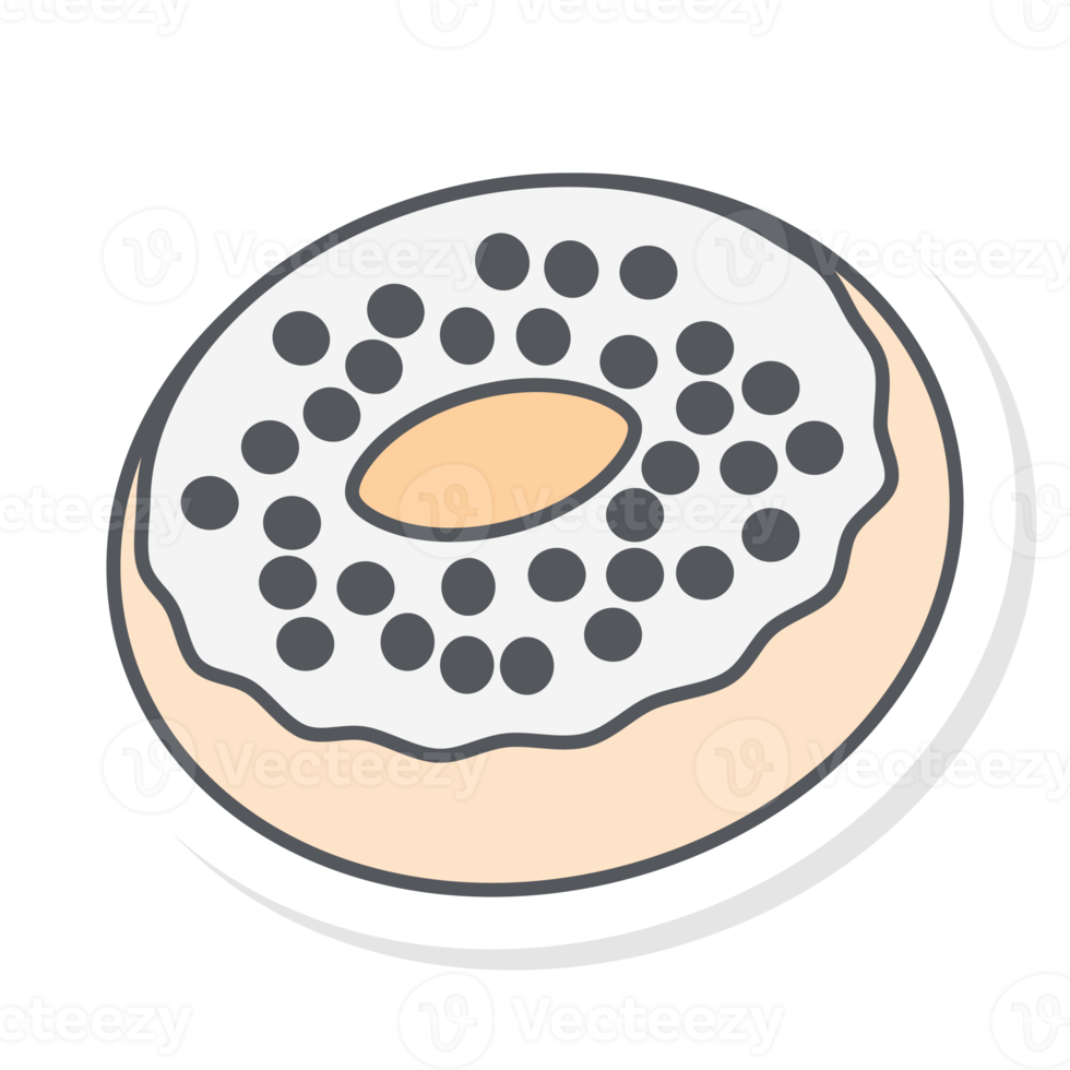 Sticker Bullet Journal Types and Kinds of Donut png