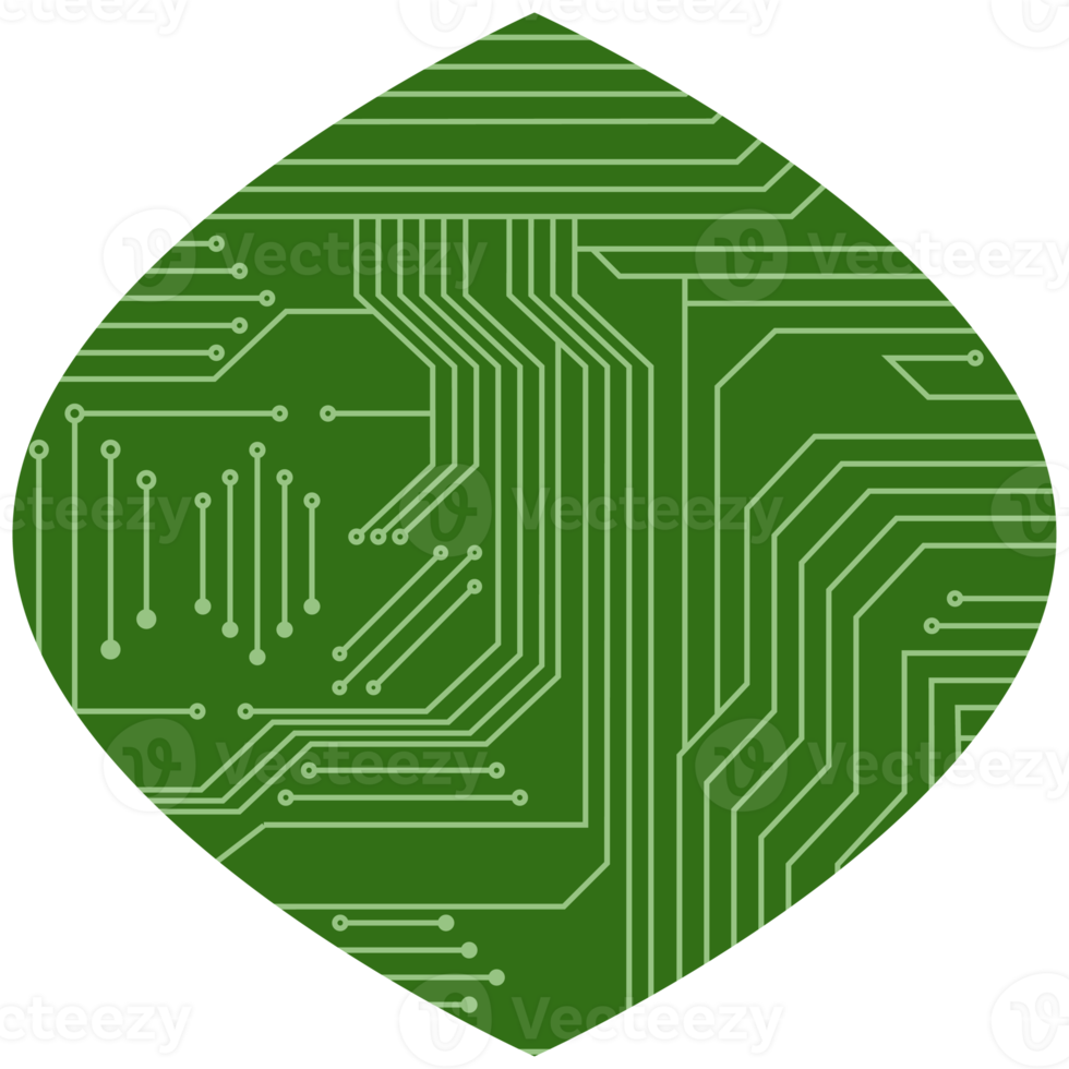 imprimé circuit planche pcb de base forme png