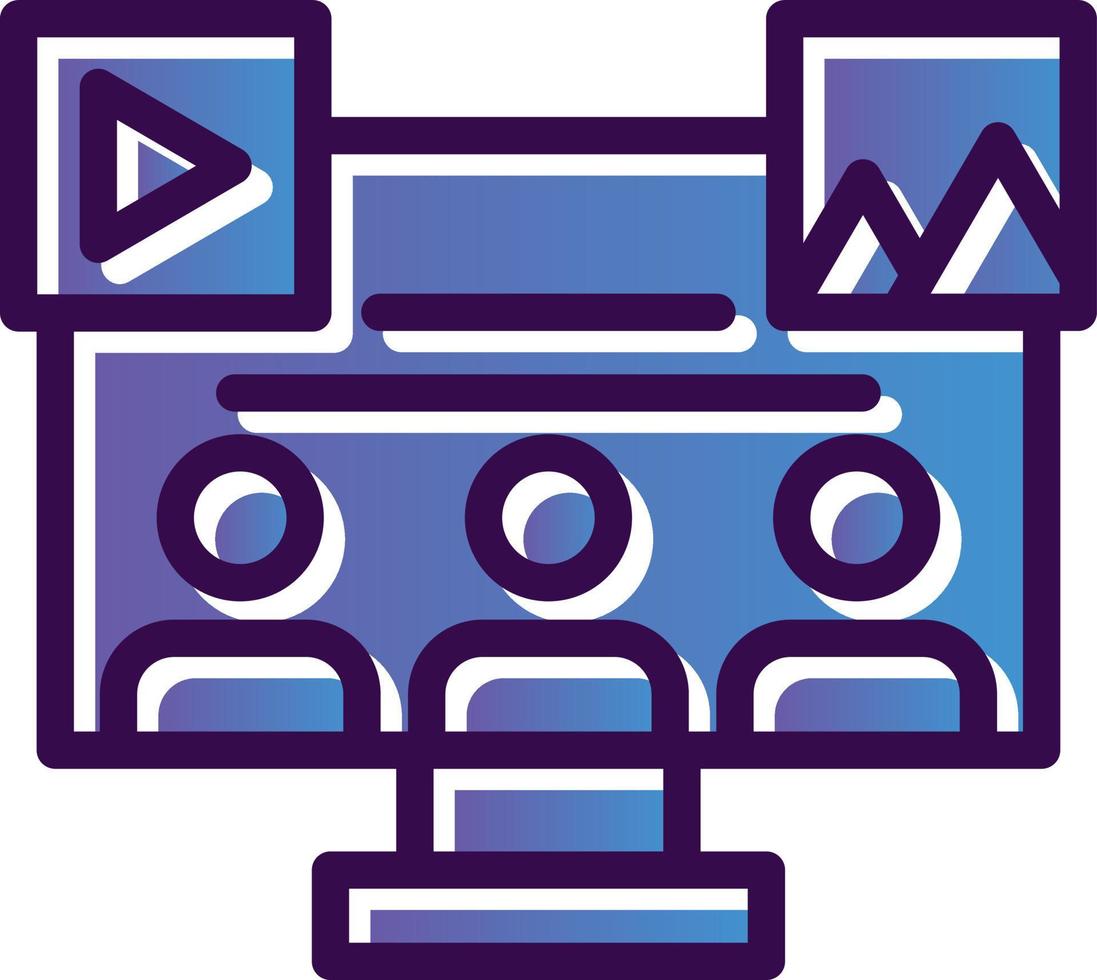 Social Media Audience Vector Icon Design