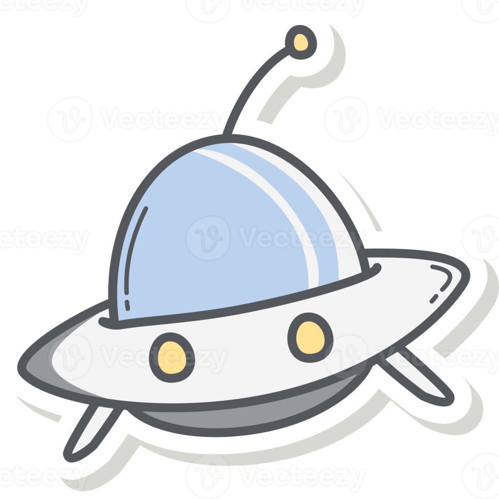 Spacecraft Doodle Space Wars Alien Collection Set png