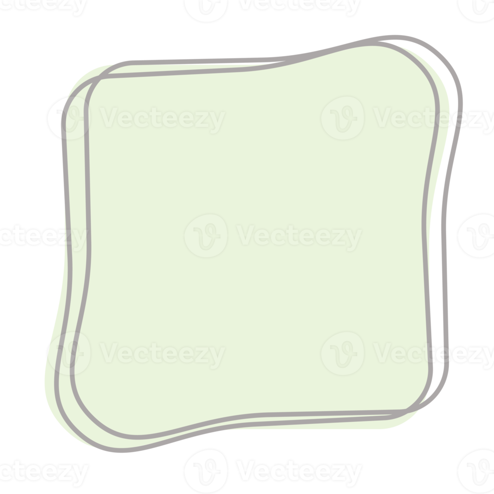 di base forma astratto figure disegnato utilizzando linea png