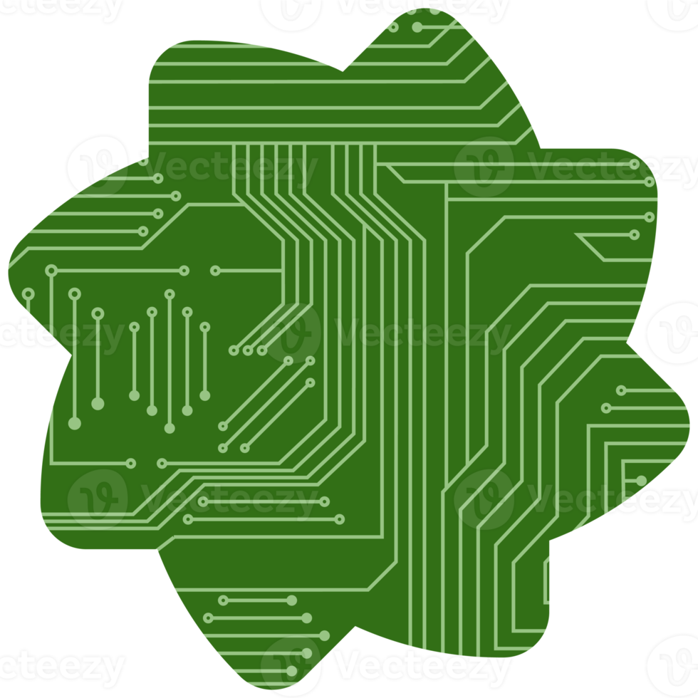 tryckt krets styrelse pcb grundläggande form png