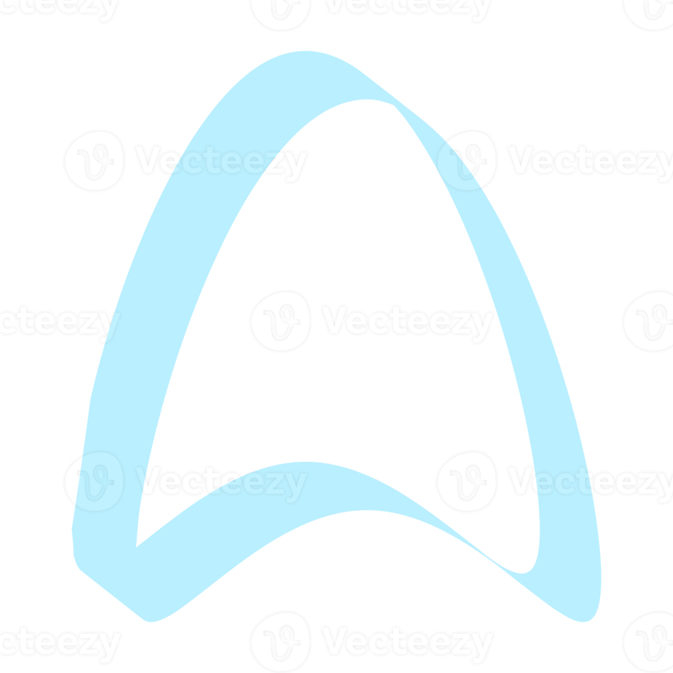 di base forma figure disegnato utilizzando evidenziatore votazione png