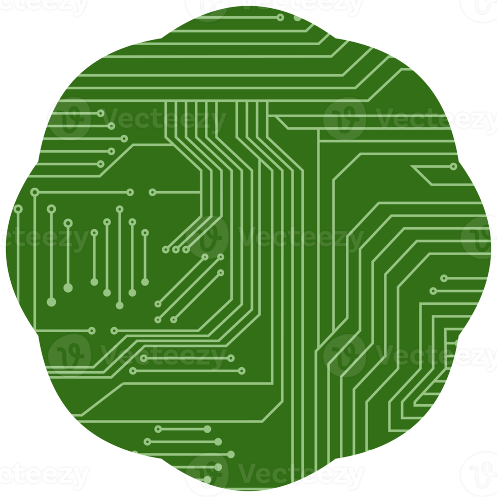 imprimé circuit planche pcb de base forme png