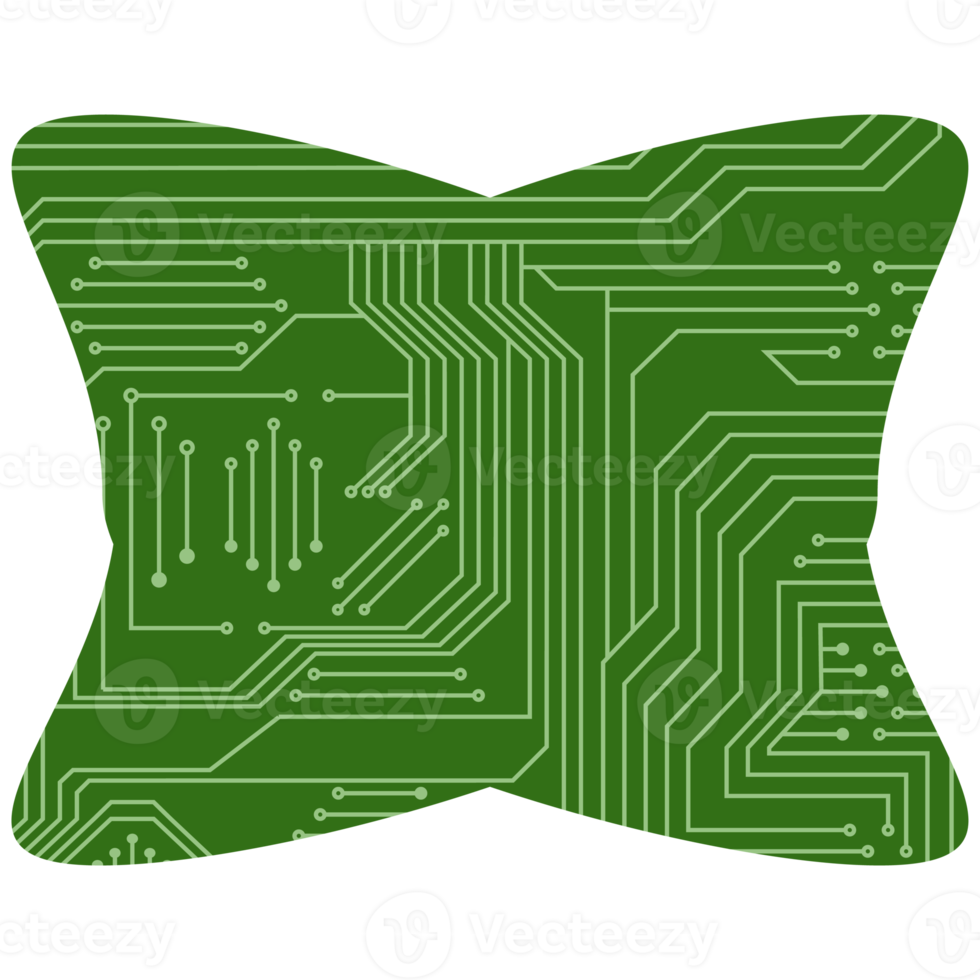 tryckt krets styrelse pcb grundläggande form png