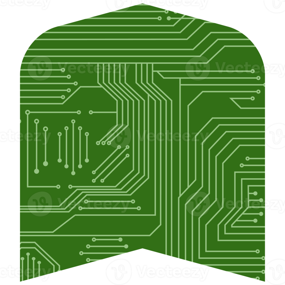 tryckt krets styrelse pcb grundläggande form png