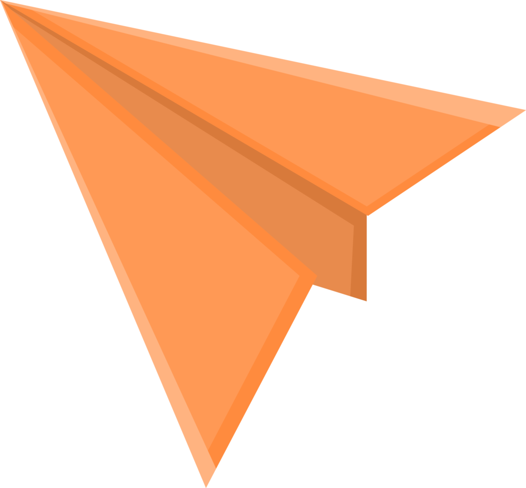 paper airplane object png