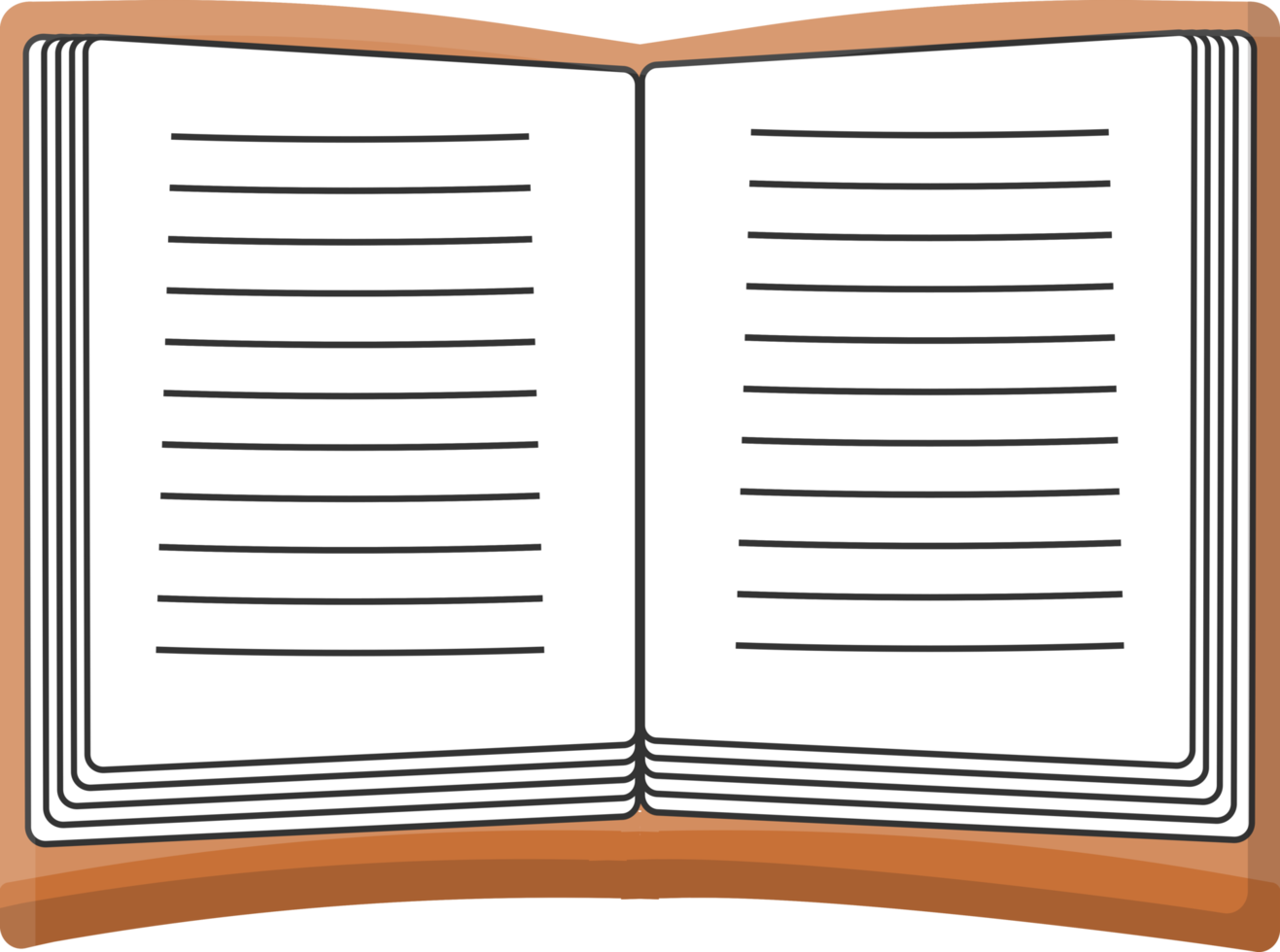 isolated open book png