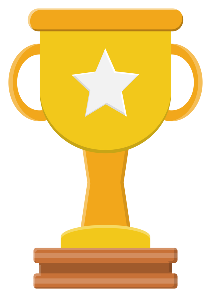 aislado trofeo icono png