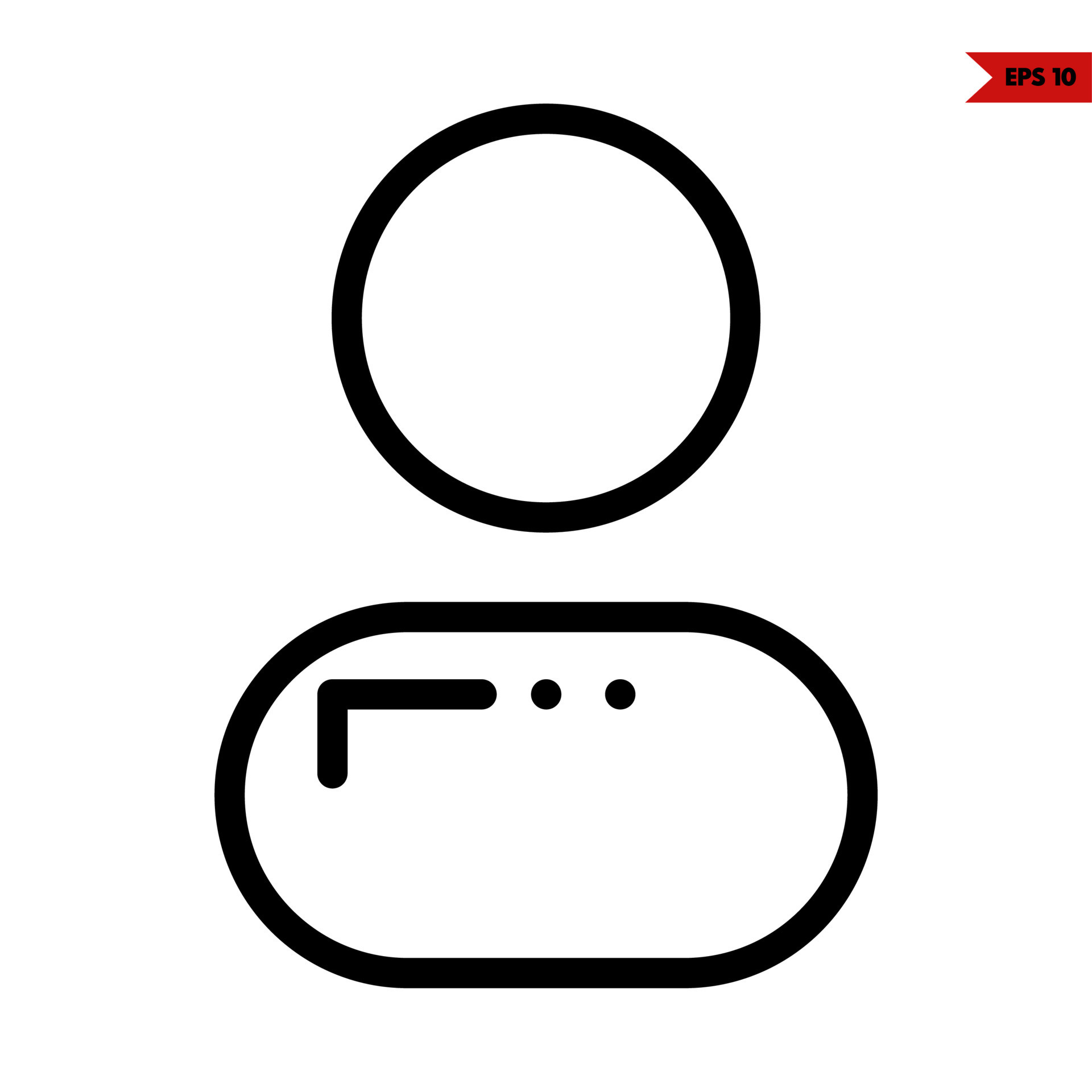 person line icon 20693178 Vector Art at Vecteezy