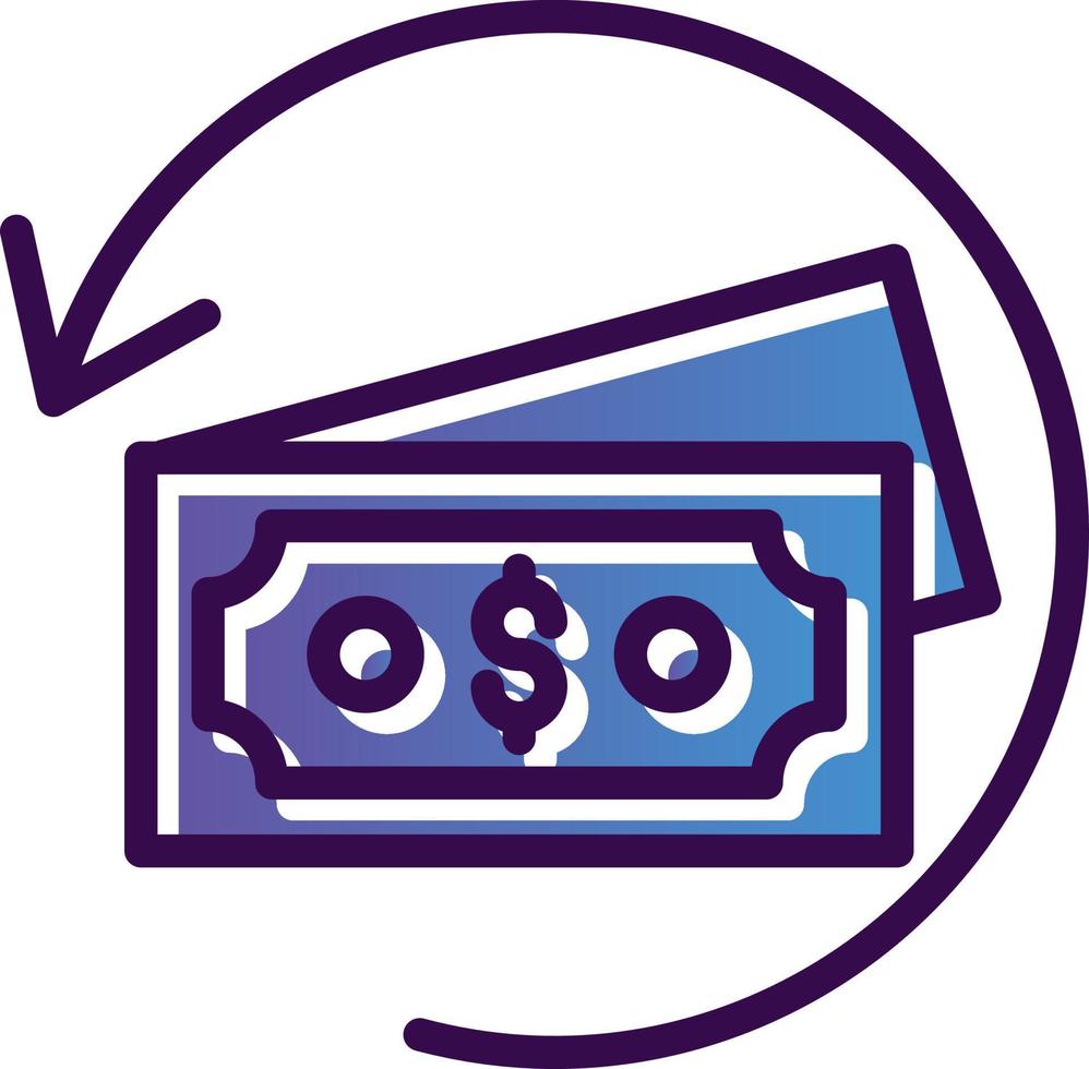 Refund Vector Icon Design