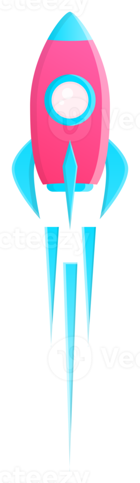 unique rocket object sticker png